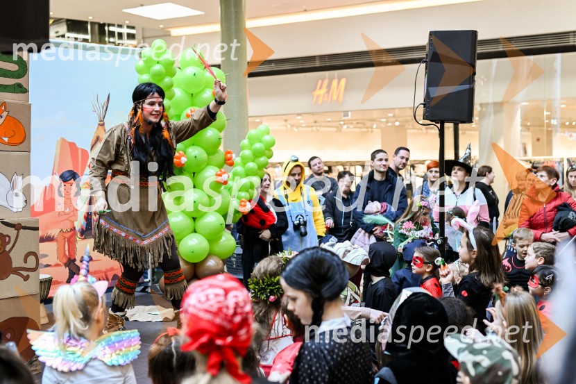 Veliko indijansko pustovanje v Citycentru Celje