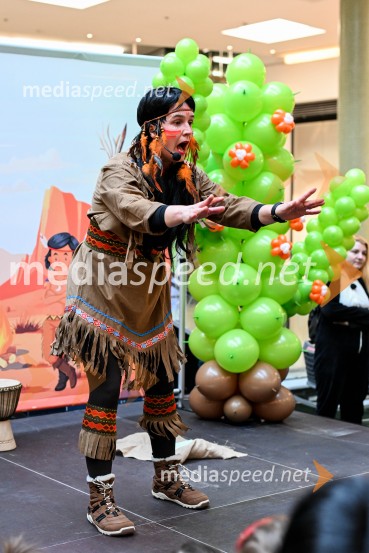Veliko indijansko pustovanje v Citycentru Celje