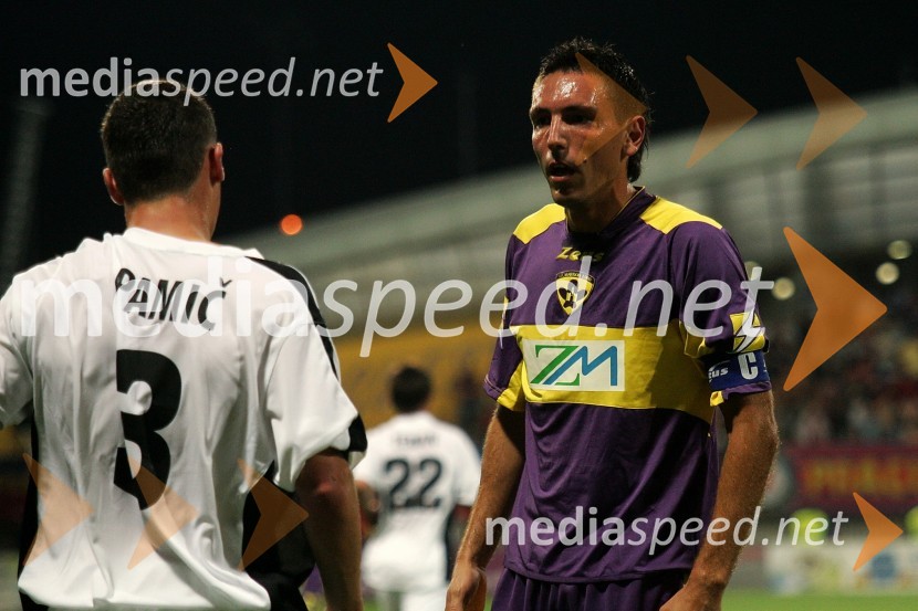 Manuel Pamić, nogometaš NK Sparta Praga in Zoran Pavlovič, nogometaš NK Maribor
Nogometna tekma NK Maribor - NK Sparta Praga, kvalifikacije za ligo Europa