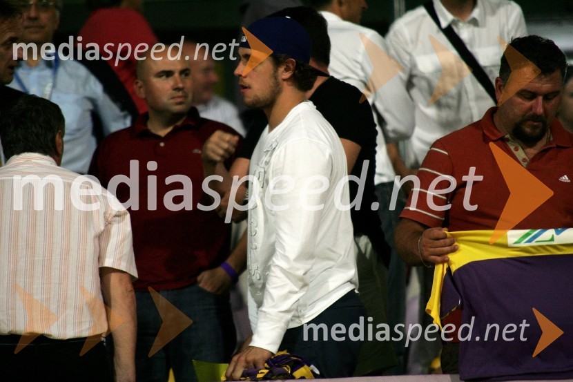 Anže Kopitar, hokejistNogometna tekma NK Maribor - NK Sparta Praga, kvalifikacije za ligo Europa