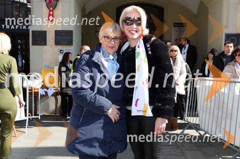 dr. Nataša Pirc Musar, predsednica Republike Slovenije; mag. Urška Klakočar Zupančič, predsednica Državnega zbora RS, podpredsednica, Gibanje Svoboda65. Mednarodna karnevalska povorka na Ptuju