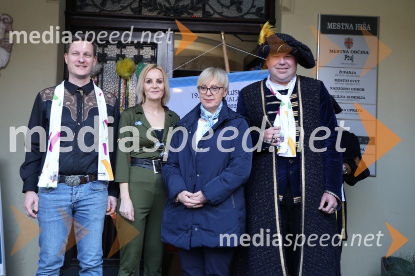  ... ;  Nuška Gajšek, županja, Mestna občina Ptuj; dr. Nataša Pirc Musar, predsednica Republike Slovenije;  Marko Šamperl65. Mednarodna karnevalska povorka na Ptuju