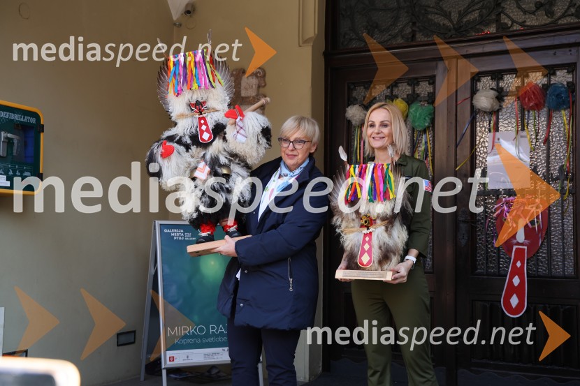 dr. Nataša Pirc Musar, predsednica Republike Slovenije;  Nuška Gajšek, županja, Mestna občina Ptuj65. Mednarodna karnevalska povorka na Ptuju