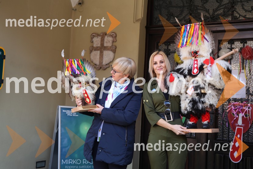 dr. Nataša Pirc Musar, predsednica Republike Slovenije;  Nuška Gajšek, županja, Mestna občina Ptuj65. Mednarodna karnevalska povorka na Ptuju