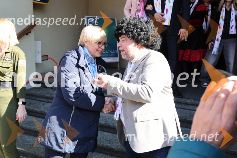 dr. Nataša Pirc Musar, predsednica Republike Slovenije;  ... 65. Mednarodna karnevalska povorka na Ptuju