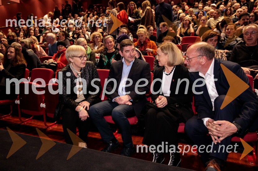 dr. Nataša Pirc Musar, predsednica Republike Slovenije; dr. Aleš Musar, lastnik Ruske dače;  ... ;  ... Kaj ti je deklica, premiera filma scenaristke in režiserke Urške Djukić