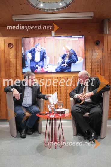  Peter  Frankl, glavni urednik in direktor Časnika Finance;  Dimitrij Rupel, politikIskrivo v živo: dr. Dimitrij Rupel gost v skednju Škrabčeve domačije