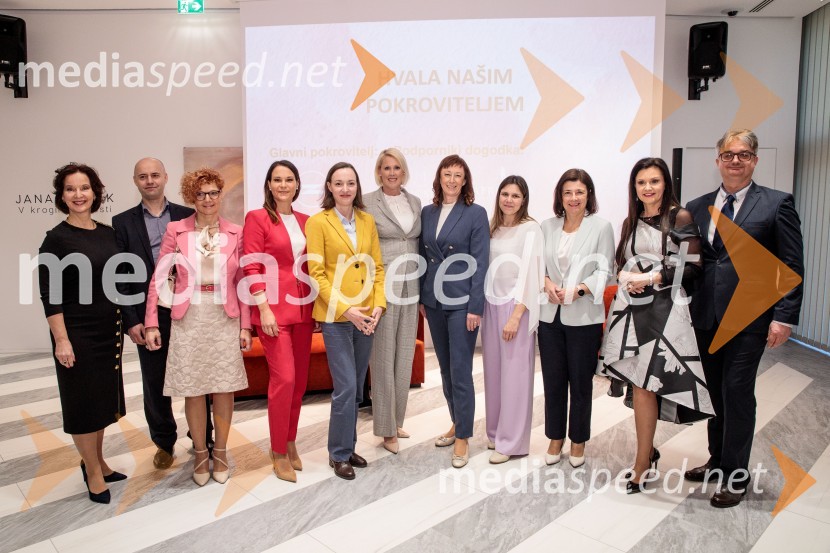  Mirjana Dimc Perko;  izr. prof. dr. Jože  Sambt , Ekonomska fakulteta Univerze v Ljubljani;  Marta Kelvišar, Adria Dom, d.o.o.;  Maja  Strnad Cestar, generalna direktorica, Medis;  Meta Lahne, predsednica uprave, Merkur Zavarovalnica;  Petra Juvančič, izvršna direktorica, Združenje Manager;  Melita Rajgelj Ozebek, Generali Investments;  Maja Brelih Lotrič, direktorica, Lotrič Meroslovje;  Saška Rihtaršič, generalna direktorica Danfoss Trata; mag. Andreja  Jernejčič, direktorica podjetja Lin&Nil;  Goran Novković, svetovalec generalnega direktorja GZSUmetnost vodenja: pogledi uspešnih managerk