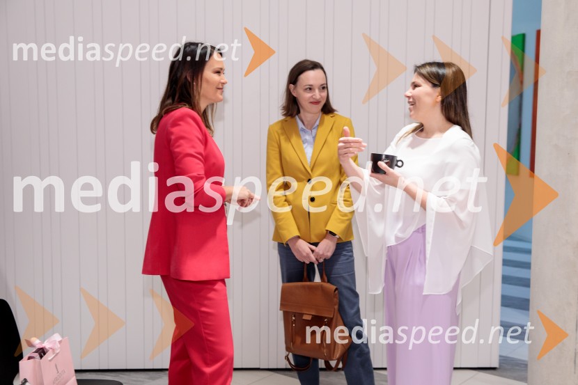  Maja  Strnad Cestar, generalna direktorica, Medis;  Meta Lahne, predsednica uprave, Merkur Zavarovalnica;  Maja Brelih Lotrič, direktorica, Lotrič MeroslovjeUmetnost vodenja: pogledi uspešnih managerk