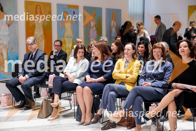  Goran Novković, svetovalec generalnega direktorja GZS;  Saška Rihtaršič, generalna direktorica Danfoss Trata;  Tatjana  Vogrinec Burgar, predsednica uprave, Elektro Maribor;  Meta Lahne, predsednica uprave, Merkur Zavarovalnica;  Melita Rajgelj Ozebek, Generali InvestmentsUmetnost vodenja: pogledi uspešnih managerk