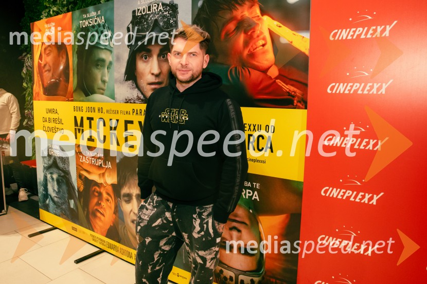  Klemen Bunderla, radijski voditelj, radio AktualMickey 17, premiera filma v Cineplexx Ljubljana