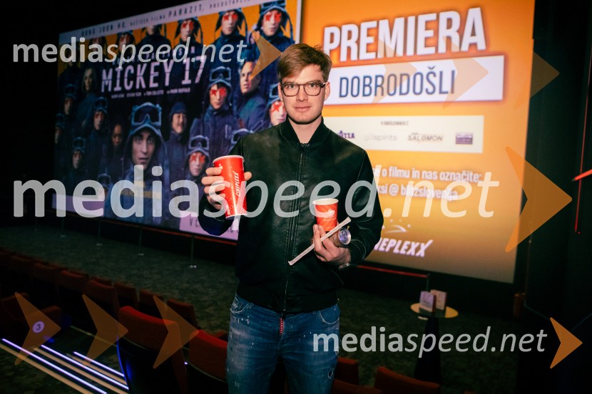   Blaž Kričej Režek, Sanjski moški 2022Mickey 17, premiera filma v Cineplexx Ljubljana