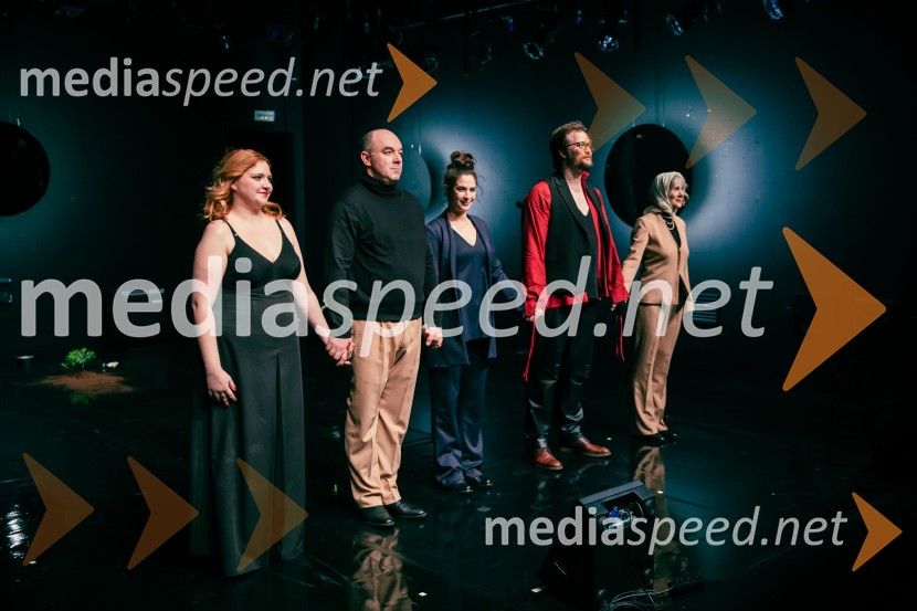  Ajda Kostevc, igralka;  Gaber K. Trseglav, igralec;  Saša Pavlin Stošić, igralka;  Filip Samobor, igralec;  Nataša Tič Ralijan, igralkaJames Brown je uporabljal navijalke, premiera drame v MGL