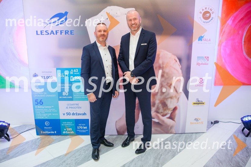  Marko Pulko, direktor, Lesaffre Slovenija;  Zoran Mabić, generalni direktor Lesaffre Adriatic in Lesaffre SlovenijaOtvoritev novih poslovnih prostorov podjetja Lesaffre Slovenija