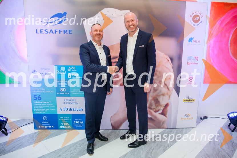  Marko Pulko, direktor, Lesaffre Slovenija;  Zoran Mabić, generalni direktor Lesaffre Adriatic in Lesaffre SlovenijaOtvoritev novih poslovnih prostorov podjetja Lesaffre Slovenija