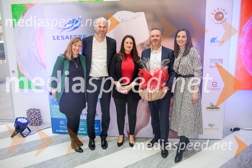  ... ;  Zoran Mabić, generalni direktor Lesaffre Adriatic in Lesaffre Slovenija;  ... ;  Marko Pulko, direktor, Lesaffre Slovenija;  Neža Jus, vodja marketinga, Lesaffre SlovenijaOtvoritev novih poslovnih prostorov podjetja Lesaffre Slovenija