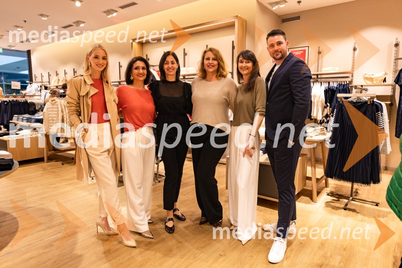  Alida Tomanič, športnica in Miss Slovenije 2024;  ... ;  Janja Hojs Mulec, Marketing manager s.Oliver SLO;  Jana Janko, Vodja trgovin s.Oliver SLO;  Špela  Stropnik, marketing, s.Oliver;  Tomi Gomilšek, podjetnik in glasbenikOtvoritev s.Oliver trgovine v Supernovi Ptuj