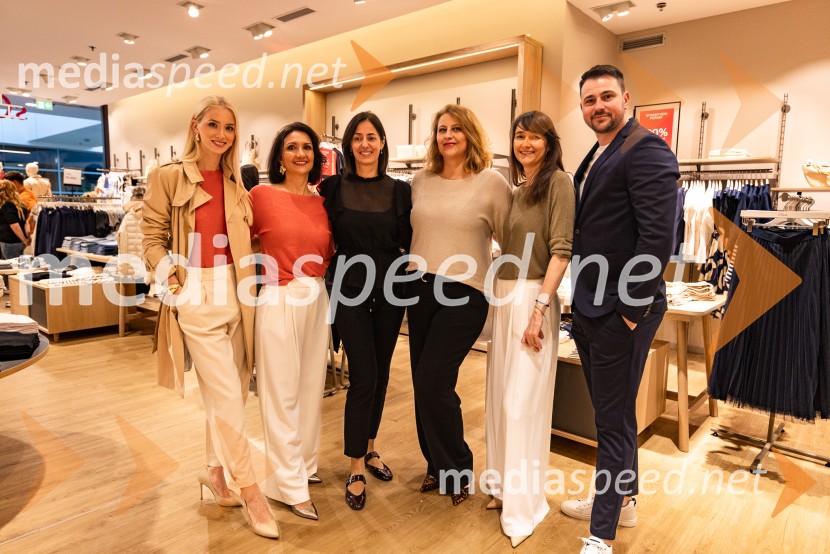  Alida Tomanič, športnica in Miss Slovenije 2024;  ... ;  Janja Hojs Mulec, Marketing manager s.Oliver SLO;  Jana Janko, Vodja trgovin s.Oliver SLO;  Špela  Stropnik, marketing, s.Oliver;  Tomi Gomilšek, podjetnik in glasbenikOtvoritev s.Oliver trgovine v Supernovi Ptuj