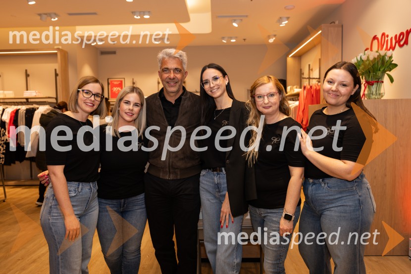  ... ;  ... ;  Marko Arsenovič, managing director, s.Oliver Slovenia & Croatia;  ... ;  ... ;  ... Otvoritev s.Oliver trgovine v Supernovi Ptuj