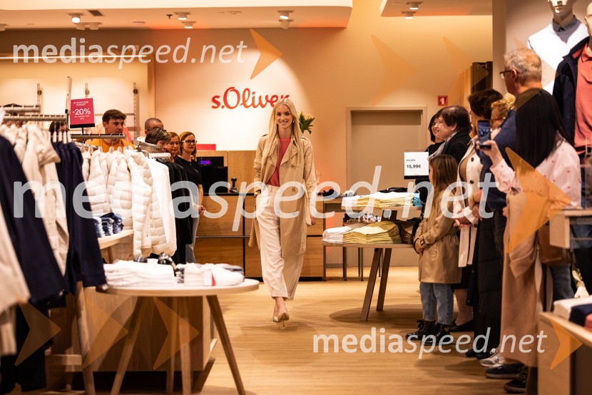  Alida Tomanič, športnica in Miss Slovenije 2024Otvoritev s.Oliver trgovine v Supernovi Ptuj