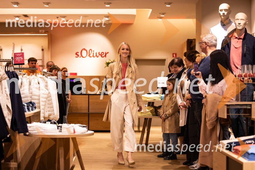  Alida Tomanič, športnica in Miss Slovenije 2024Otvoritev s.Oliver trgovine v Supernovi Ptuj