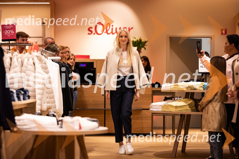  Alida Tomanič, športnica in Miss Slovenije 2024Otvoritev s.Oliver trgovine v Supernovi Ptuj