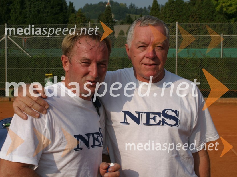 Bojan Križaj, nekdanji smučar in Tone Vogrinec, direktor alpskega smučarskega skladaLjudje RAZNO