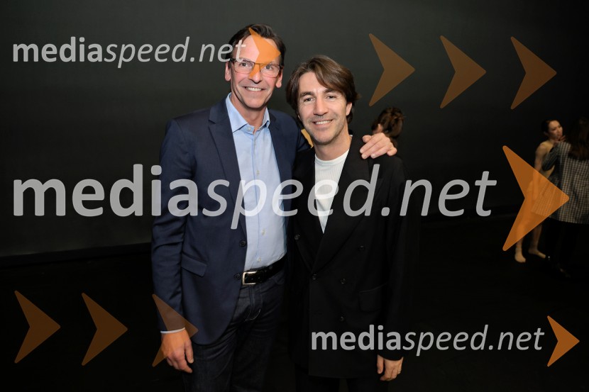  Tomaž Rode, predsednik Društva baletnih umetnikov Slovenije;  Edward Clug, umetniški direktor, Balet SNG MariborCluster, premiera svetovne koreografske uspešnice Edwarda Cluga, SNG Maribor