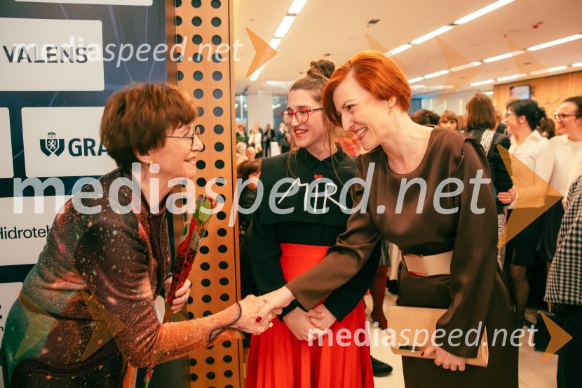 dr. Tatjana Zorko, kardiologinja;  Sara Bajec, antropologinja, etnologinja in aktivistka; dr. Asta Vrečko, nekdanja ministrica za kulturoSlovenka leta 2024 je Jolanda Grom Ravnikar