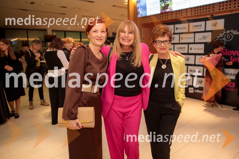dr. Asta Vrečko, nekdanja ministrica za kulturo;  Zvezdana  Mlakar, igralka;  ... Slovenka leta 2024 je Jolanda Grom Ravnikar