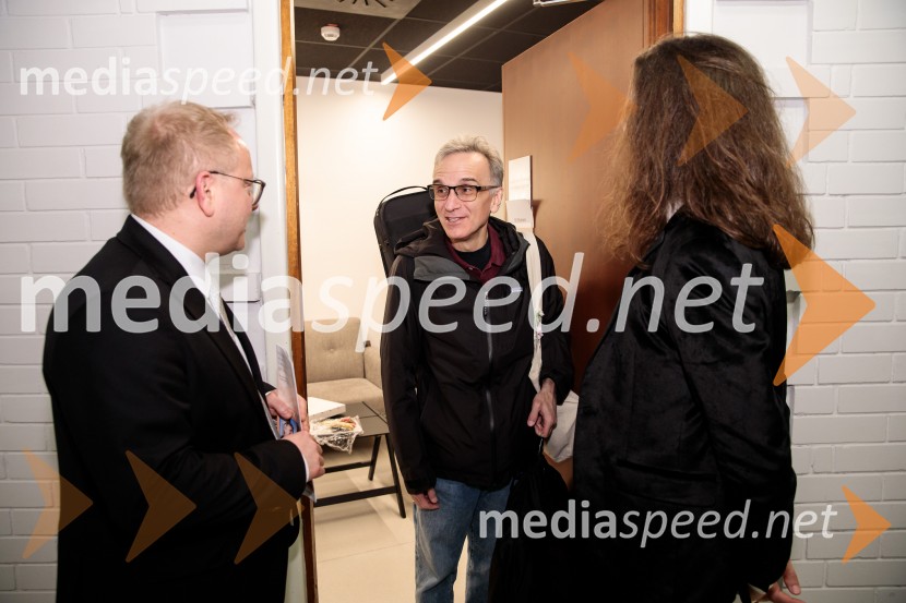 mag. Aleš Drenik, vodja programa resne glasbe, opere in balet, Cankarjev dom;  Gil Shaham, violinist;  Peter Baroš, direktor kulturno-umetniškega programa Cankarjevega domaNemški simfonični orkester iz Berlina v Cankarjevem domu