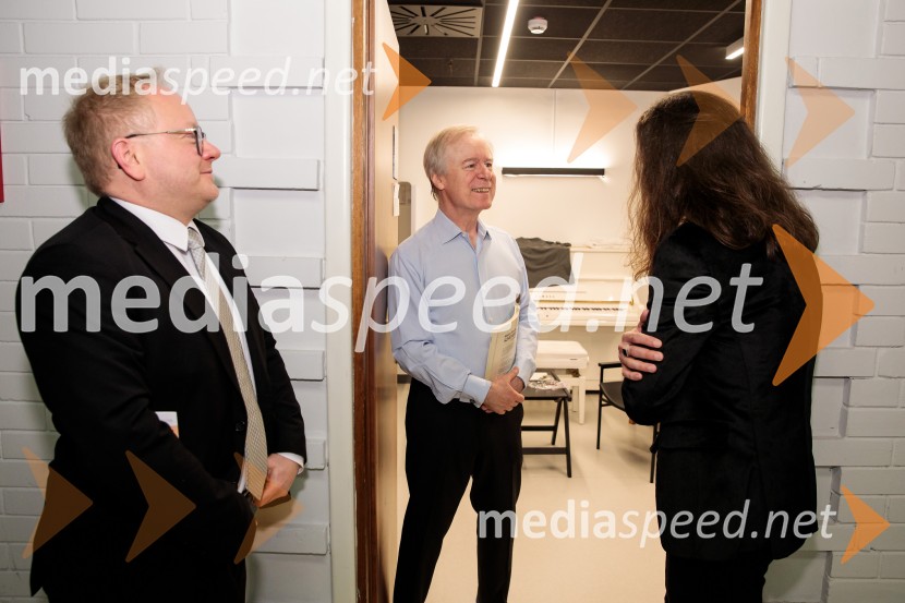 mag. Aleš Drenik, vodja programa resne glasbe, opere in balet, Cankarjev dom;  David Robertson, dirigent;  Peter Baroš, direktor kulturno-umetniškega programa Cankarjevega domaNemški simfonični orkester iz Berlina v Cankarjevem domu