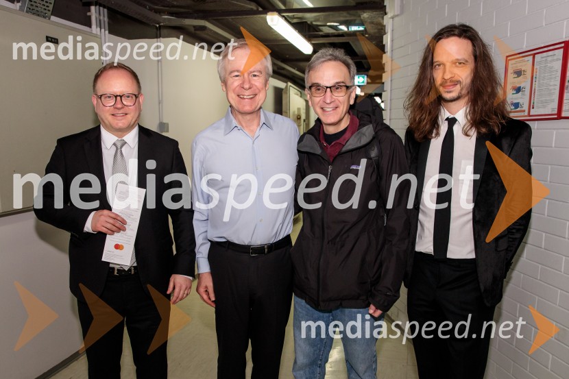 mag. Aleš Drenik, vodja programa resne glasbe, opere in balet, Cankarjev dom;  David Robertson, dirigent;  Gil Shaham, violinist;  Peter Baroš, direktor kulturno-umetniškega programa Cankarjevega domaNemški simfonični orkester iz Berlina v Cankarjevem domu