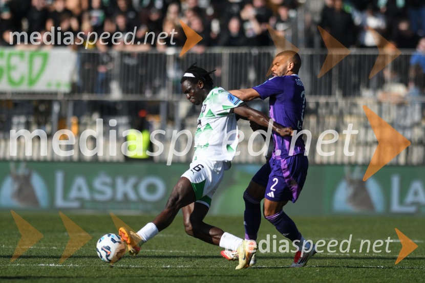  Peter Agba, nogometaš, NK Olimpija;  Hilal Soudani, nogometaš, NK MariborNK Maribor : NK Olimpija