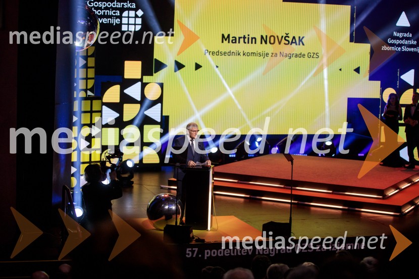  Martin Novšak, predsednik komisije za Nagrade GZSPodelitev 57. Nagrad GZS za izjemne gospodarske in podjetniške dosežke