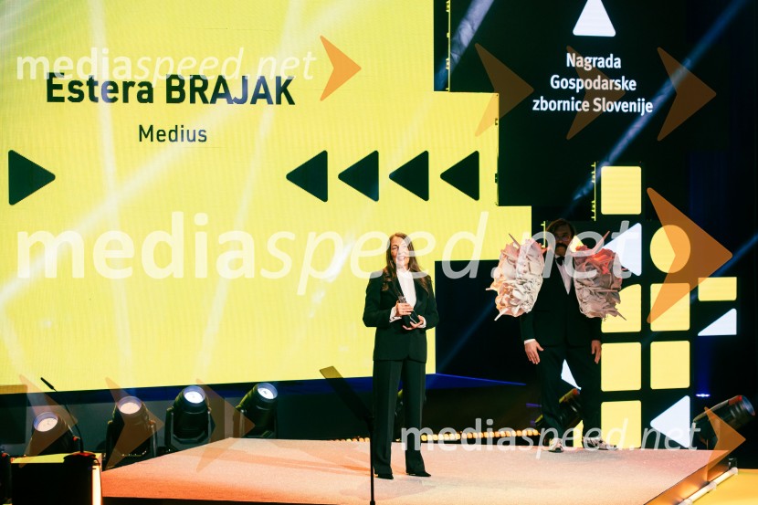  Estera Brajak, MediusPodelitev 57. Nagrad GZS za izjemne gospodarske in podjetniške dosežke