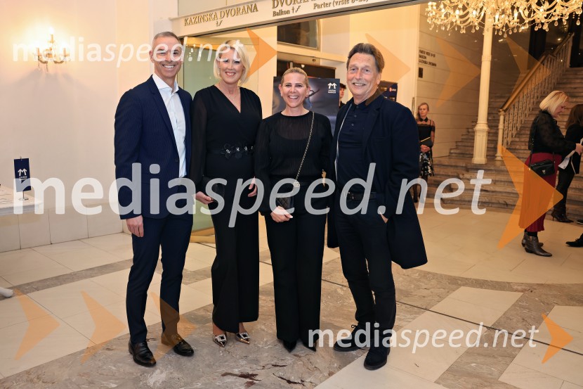  Boštjan Vilčnik, direktor, podjetje Press Clipping;  Petra Juvančič, izvršna direktorica, Združenje Manager;  Patricia  Koren Vilčnik, marketing, Press clipping;  ... Managerski kulturni večer