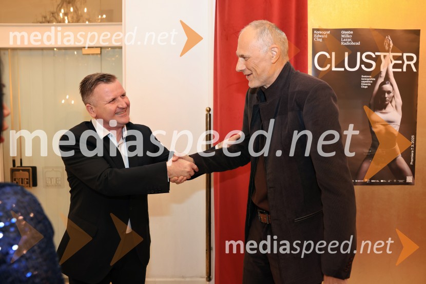 dr. Simon Rečnik, direktor Trdnih izdelkov in član uprave Leka d.d.; mag. Iztok Seljak, predsednik, Združenje ManagerManagerski kulturni večer