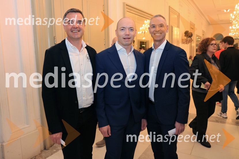 mag. Matej Rus, pobudnik projekta Start:up Slovenia, višji predavatelj;  Urban Lapajne, Tovarna Podjemov;  Boštjan Vilčnik, direktor, podjetje Press ClippingManagerski kulturni večer