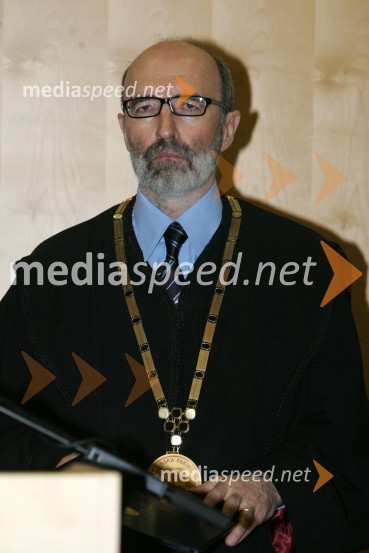 Red. prof. dr. Bojan Borstner, dekan Pedagoške fakulteteUniverza v Mariboru, promocija doktorjev znanosti