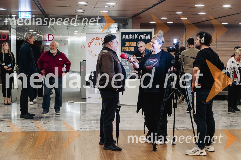  Gojmir Lešnjak Gojc, igralec, režiser, pevec;  Tanja Divac, novinarka27. Festival dokumentarnega filma, otvoritev