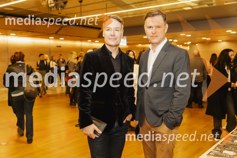  Saša Krajnc, TV Voditelj, RTV;  Toni Tovornik, generalni sekretar na Ministrstvu za kulturo27. Festival dokumentarnega filma, otvoritev