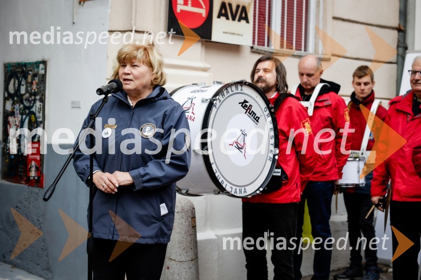 mag. Lučka  Lazarev Šerbec, predsednica Zveze društev Generala MaistraRez vinske trte akademika dr. Antona Trstenjaka