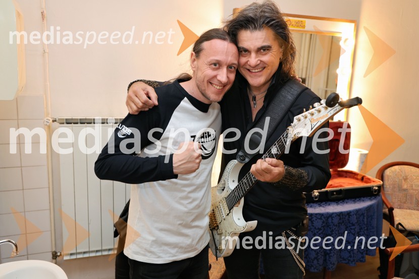  Marko Soršak-Soki, bobnar, skupina Elvis Jackson;  Bor Zuljan, kitarist, Šank rockSokijev dobrodelni masterclass