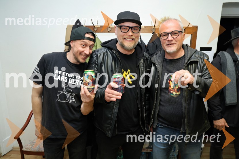  Marko Soršak-Soki, bobnar, skupina Elvis Jackson;  Primož Siter, aktivist in nekdanji poslanec Državnega zbora Republike Slovenije;  Robert Novak, skupina Mi2Sokijev dobrodelni masterclass