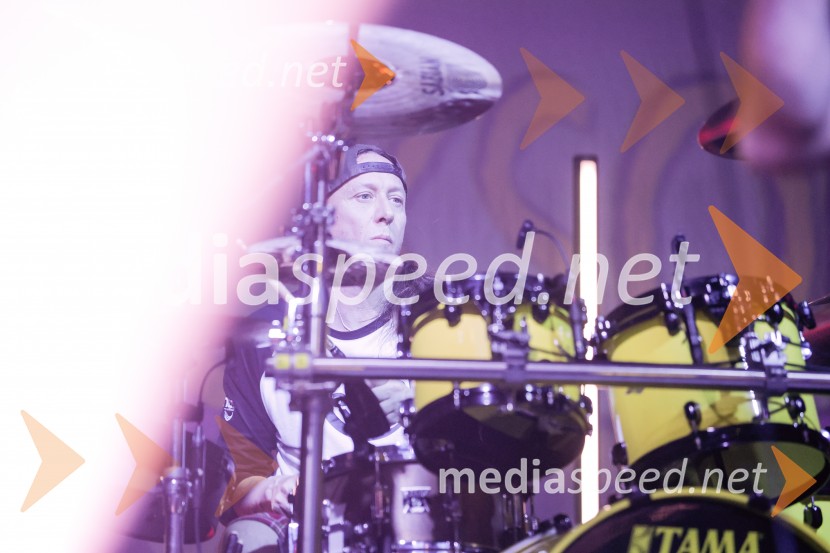  Marko Soršak-Soki, bobnar, skupina Elvis JacksonPredstavitev novega albuma zasedbe Elvis Jackson