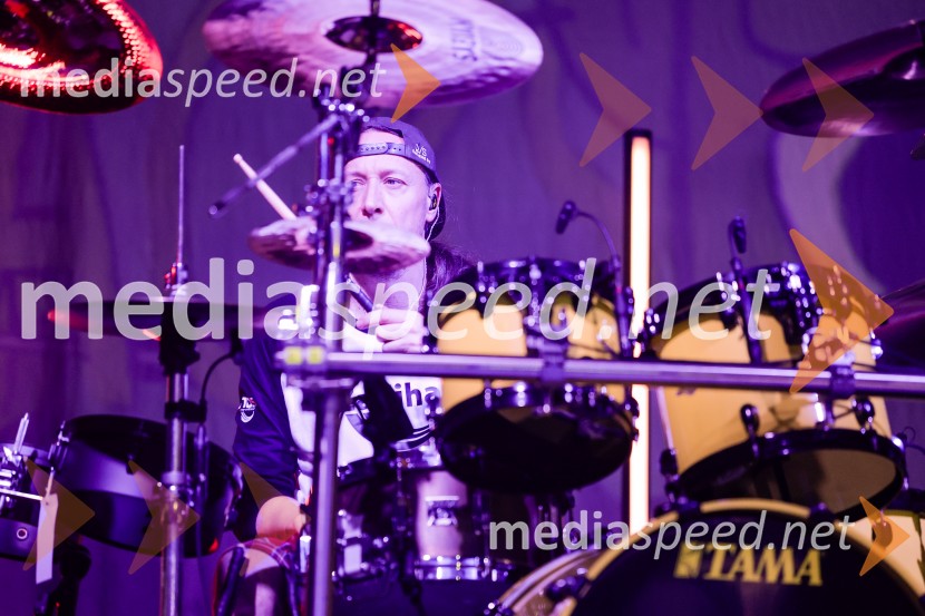  Marko Soršak-Soki, bobnar, skupina Elvis JacksonPredstavitev novega albuma zasedbe Elvis Jackson