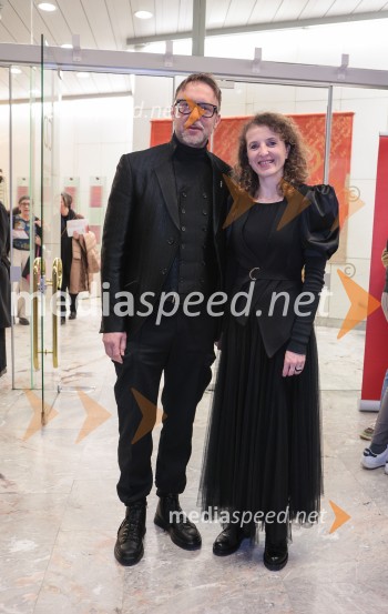  Matej Filipčič, režiser;  Polona Lovšin, vodja komunikacij, Riko d.o.o.Baletna mojstrovina UKIYO-E na odru Cankarjevega doma