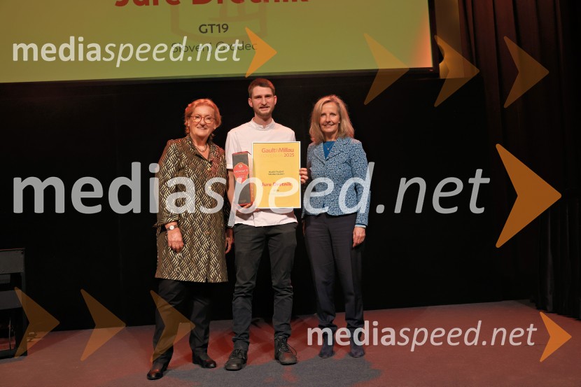  Mira Šemić, direktorica, Gault&Millau Slovenija;  Jure  Dretnik;  ... GAULT&MILLAU podelil nagrade za leto 2025