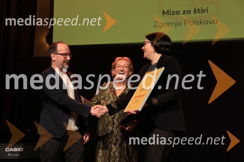  Jure Brložnik, Restavracija Miza za štiri;  Mira Šemić, direktorica, Gault&Millau Slovenija;  ... GAULT&MILLAU podelil nagrade za leto 2025